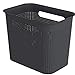 Produktbild Rotho Brisen schmale Aufbewahrungsbox, Kunststoff (PP) BPA-frei, schwarz, 7l, (26,2 x 18 x 21,1 cm)