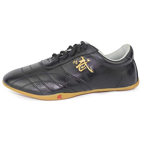 Meng Zapatos De Taekwondo, Zapatillas De Deporte De Artes Marciales For Niños Zapatos Deportivos Livianos For Entrenamiento De Karate Kung Fu Tai Chi De Boxeo (Color : Black, Size : 40)