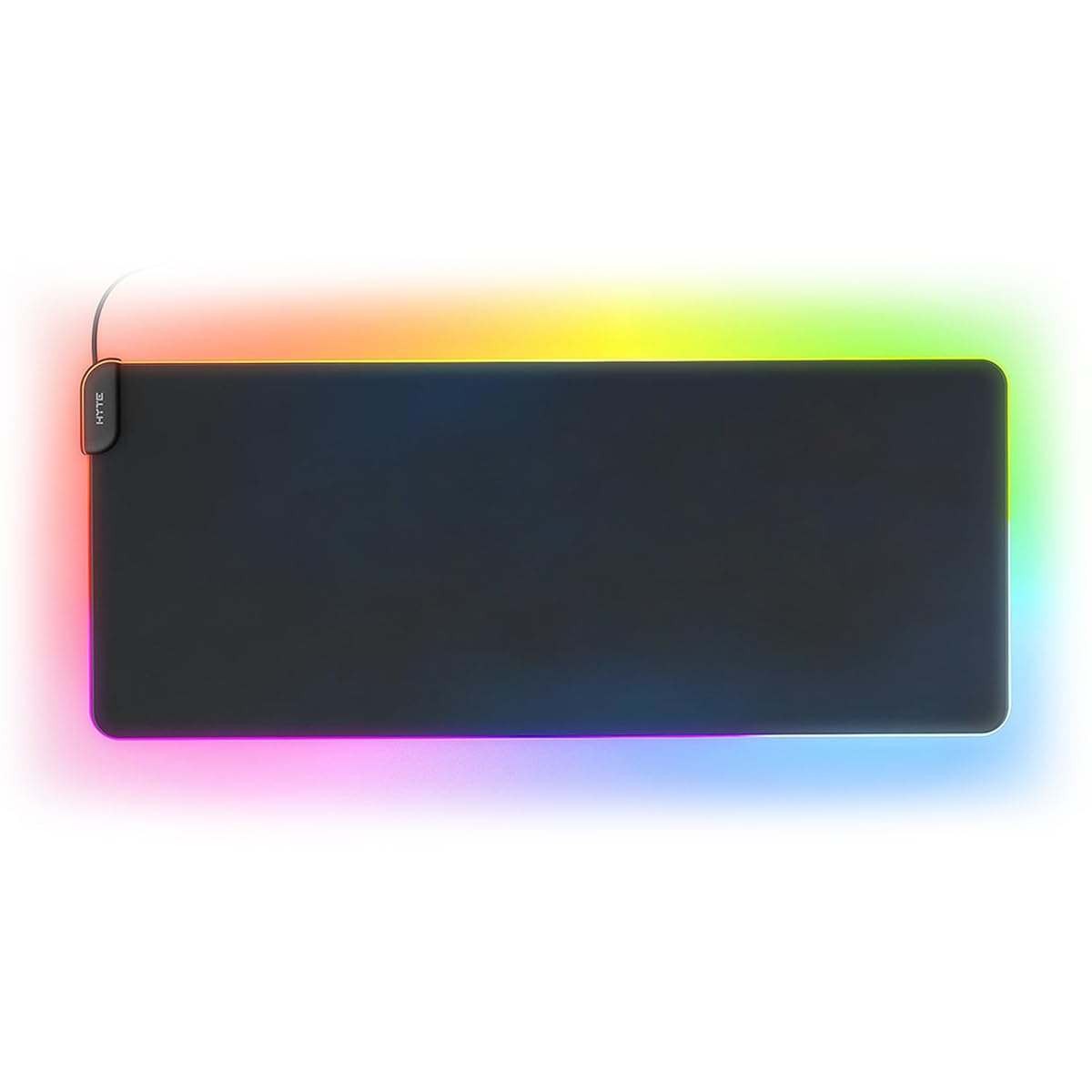 CNVS Intense Play Mat: Custom RGB LED 50-Pixel qRGB Array Waterproof Extended Premium Silky 28 SPI 900mm x 370mm USB C Gaming Mouse Pad