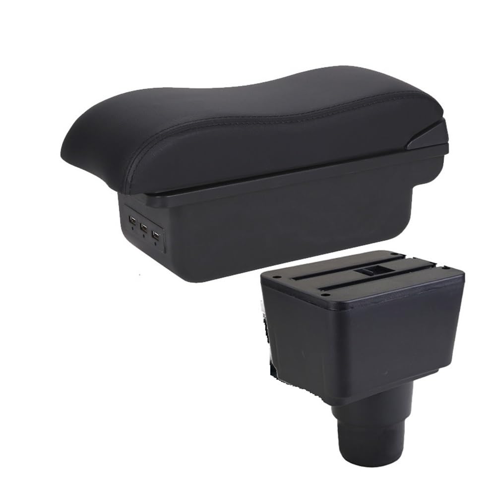 Aierdeyp B2 Black Line 3Usb Car Armrest Box For Ford For Ecosport 2018-2024