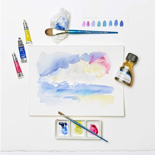 Image of Winsor & Newton Cotman Water Colour - Tube of 8 ML - Lemon Yellow Hue (346) - Highly Pigmented, Vibrant, Vivid & Intermixable Artists' Water Colour Paints - More Colours Available | Introductory Watercolor made with Fine Art Pigments, Perfect for Beginners, Lightfast & Permanent, Good Tinting Strength