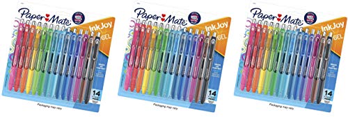 Paper Mate Gel Pens, InkJoy Pens, Medium Point, 14 Ct, Assorted - 3 Pack