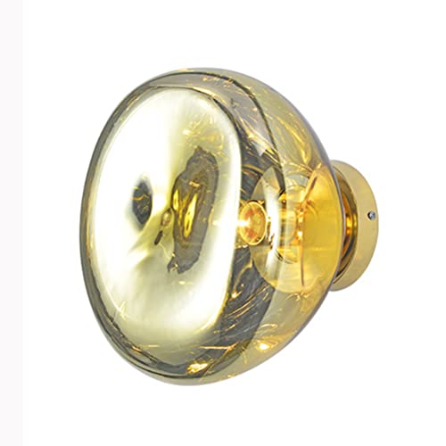 Lámpara de pared de lava Lámpara de atmósfera Moderna E27 Luz de pared interior Lámpara de noche para dormitorio Iluminación de pared Pantalla de vidrio para sala de estar Escalera Luces de pasill