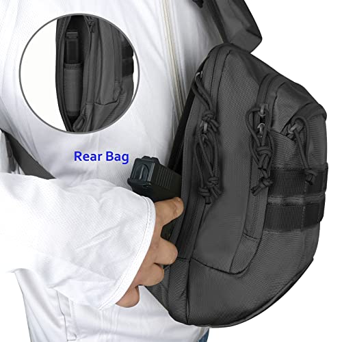 LarKoo Tactical Sling Chest Bag