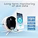 3D Skin Analyzer Machine, Professional Facial Moisture Analyzer, Skin Detector with LCD Display Screen, 8 Spectral Imaging Technology and 28 Million High-Definition Pixels, for Home Beauty Care