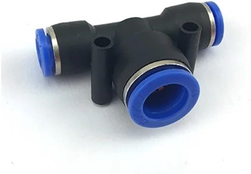 T-Cock 6mm 8mm 12mm Reinforced T-Joint Fast Plug Connector For Fluid Distribution System UAV Platform Structural Alignment 2PCS(6mm-6mm-6mm-2pcs)