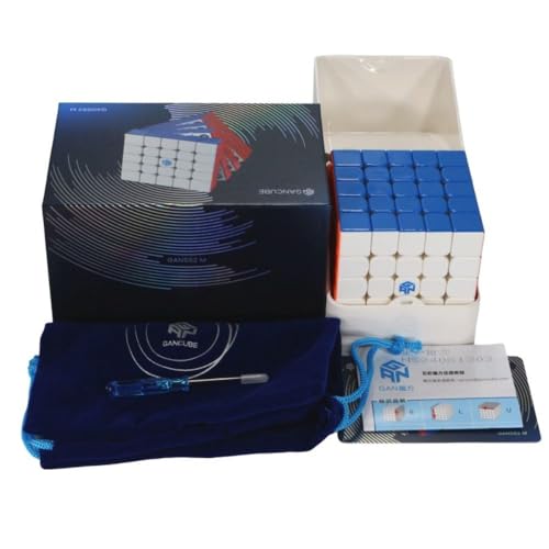 Image of GAN 562 5x5 Speed Cube | Omni-Directional Core Positioning Flagship | UV Coated Glossy Finish & Double-Layer Anti-Pop Structure | 112-Point Auto-Alignment & Elite 5x5x5 Magnetic Competition Puzzle