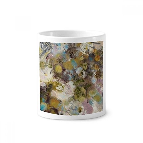 Cadeau original avec la tasse blanche Août Lotus XJJ en céramique peinture à l'huile