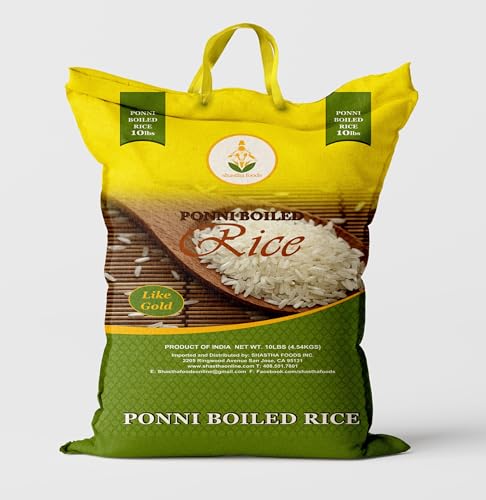 Shastha Ponni Boiled Rice 10 Lbs (Pack of 1) image 5