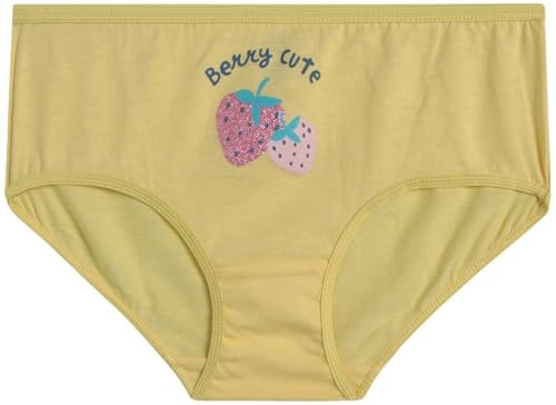 Rene Rofe Girls' Underwear - 7 Pack Soft Breathable Cotton Underwear - Comfort Brief Panties for Girls (S-XL)4