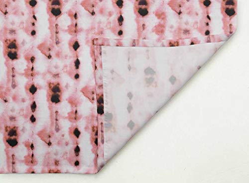 Serviettes de table en lin réutilisables S4Sassy rose tie-dye 20 x 20 pouces - 7