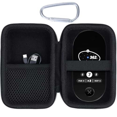 Lebakort Hard Case Compatible with Blue Tees Golf Ringer Magnetic Golf GPS handheld Water Resistant Golf Distance Range Finder