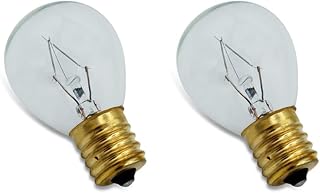 lumenivo 40 Watt Clear Incandescent Light Bulb 40W for Lava Lamp, Garage Door Opener Lights, Decorative Replacement, Household, Bathroom Mirror Vanity Bulb - 120V - 2 Pack