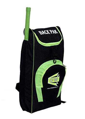 CW Back PAK Sports Kit Bag Backpack Single Player Kit Bag Cricket Duffel Bag with Bat Compartment Sports Equipment Kit Bag