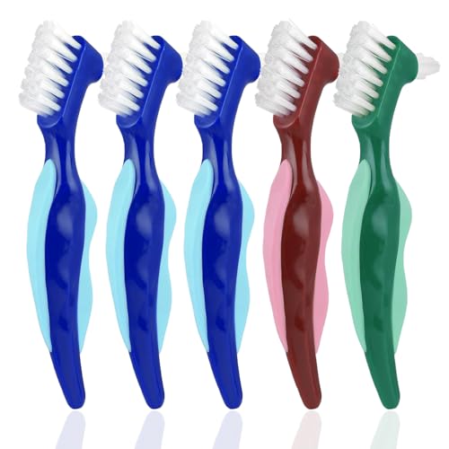 5 Cepillo Ortodoncia Cepillo Ortodoncia Brackets Diseñado Ergonómicamente Para Limpiar Dentaduras Postizas