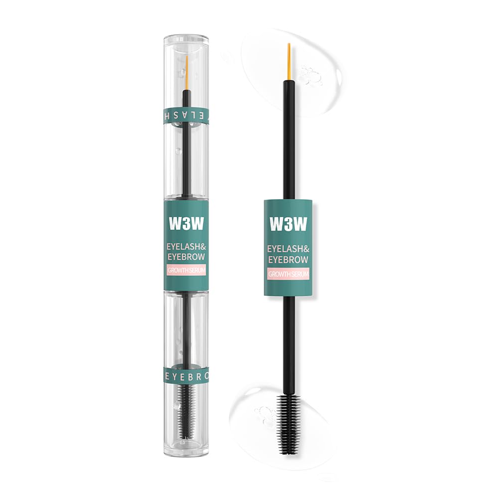 Eyelash Activating Serum, Growth Liquid for Thicker and Luscious Lashes and Brows, 2-in-1 Lash & Brow Enhancer (3ml+3ml)