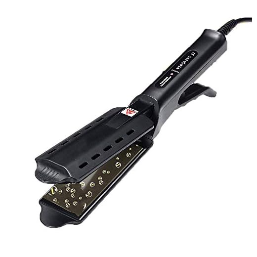 Ceramic Tourmaline Ionic Flat Iron Hair Straightener Flat Iron for Hair Professional Glider Hair Straightener Ceramic Flat Iron for All Hair Types, Wet & Dry Using