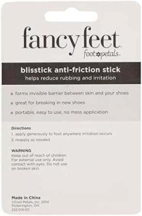 Miniatura 4 de Foot Petals Blisstick Blister Preventer - Barra antifricción para mujer, reduce el roce y la irritación de los zapatos, Claro