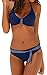 Upopby Women's Sexy Padded Push Up Bikini Set Halter Bathing Suits Two Pieces Swimsuit Swimwear