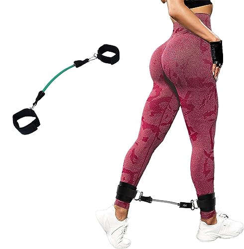 Image of FITCOZI Natural Rubber Leg Strength Resistance Band For Heavy Workout, Exercise And Stretching For Men And Women