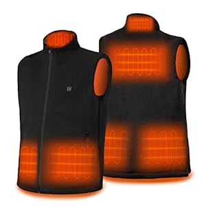 Dr. Prepare Polar Fleece Heated Vest for Men Women, Lightweight USB Smart Electric Heated Jacket(Battery Pack Not Included)