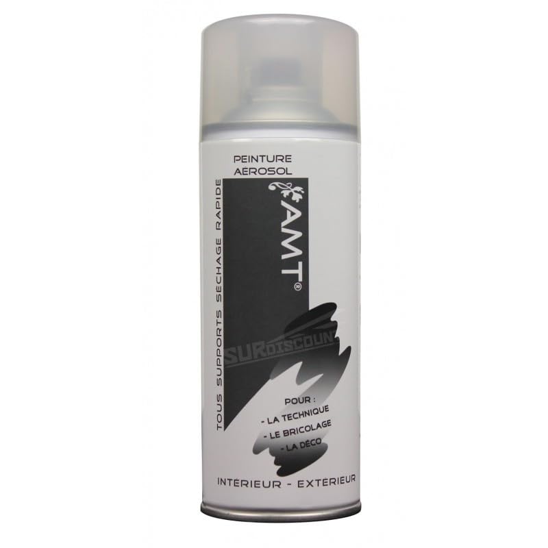 Aérosol Vernis incolore brillant transparent 330 ml - Bombe de peinture