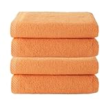 Top Towel Plus - Pack de 4 Toallas de Baño y Lavabo 100% Algodón | Toallas de Manos 50x100 cm | Suaves, Absorbentes y Duraderas | Juego Ideal para Baño Moderno