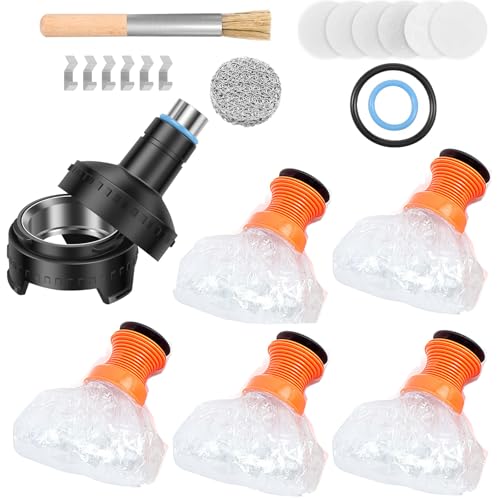 5 Pcs Replacement Bags and Filling Chamber Set for Volcan0 Hybrid Digit and Classic