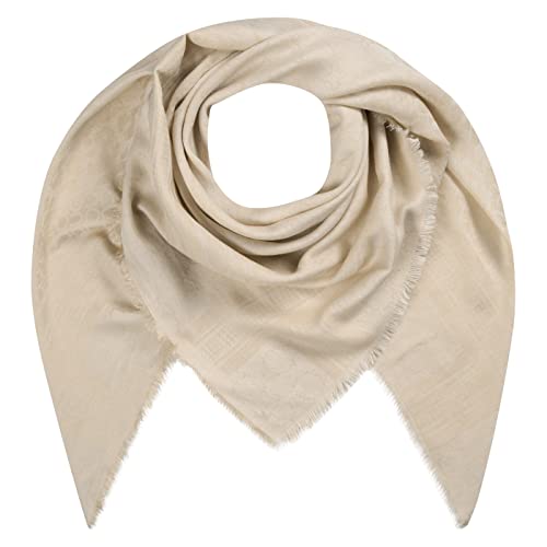 CODELLO Damen Edles Logo-Tuch aus Baumwolle und Modal BEIGE MEDIUM Onesize Cover