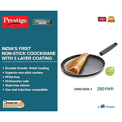 Prestige-Omega-Deluxe-Granite-Dosa-Tawa-280-mm-Black