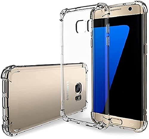 SHOPPIZY Exlusive Silicon Shockproof Slim Back Cover Case for Samsung Galaxy S7 Edge (Bumper Case, Transparent) (B09K5SNCTY) Amazon Price History, Amazon Price Tracker