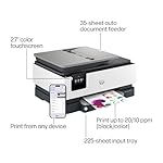 HP OfficeJet Pro 8125e Wireless All-in-One Color Inkjet Printer, Print, scan, Copy, ADF, Duplex Printing Best-for-Home Office, 3 Month Instant Ink Trial Included, AI-Enabled (405T6A) - Image 5