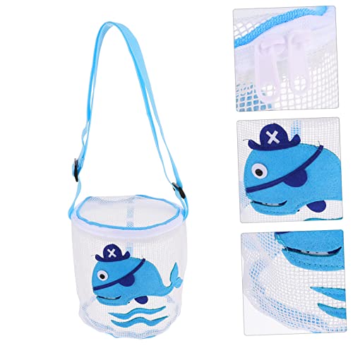Amosfun 4 Pçs Saco De Brinquedo Concha Saco De Malha De Brinquedo Crianças Saco De Praia Grande Saco