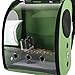 Gralara Compact Carrier for Birds with Clear View and Travel Features, Green