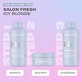 Lee Stafford Bleach Blondes Ice White Toning Blue Hair Mask 200ml