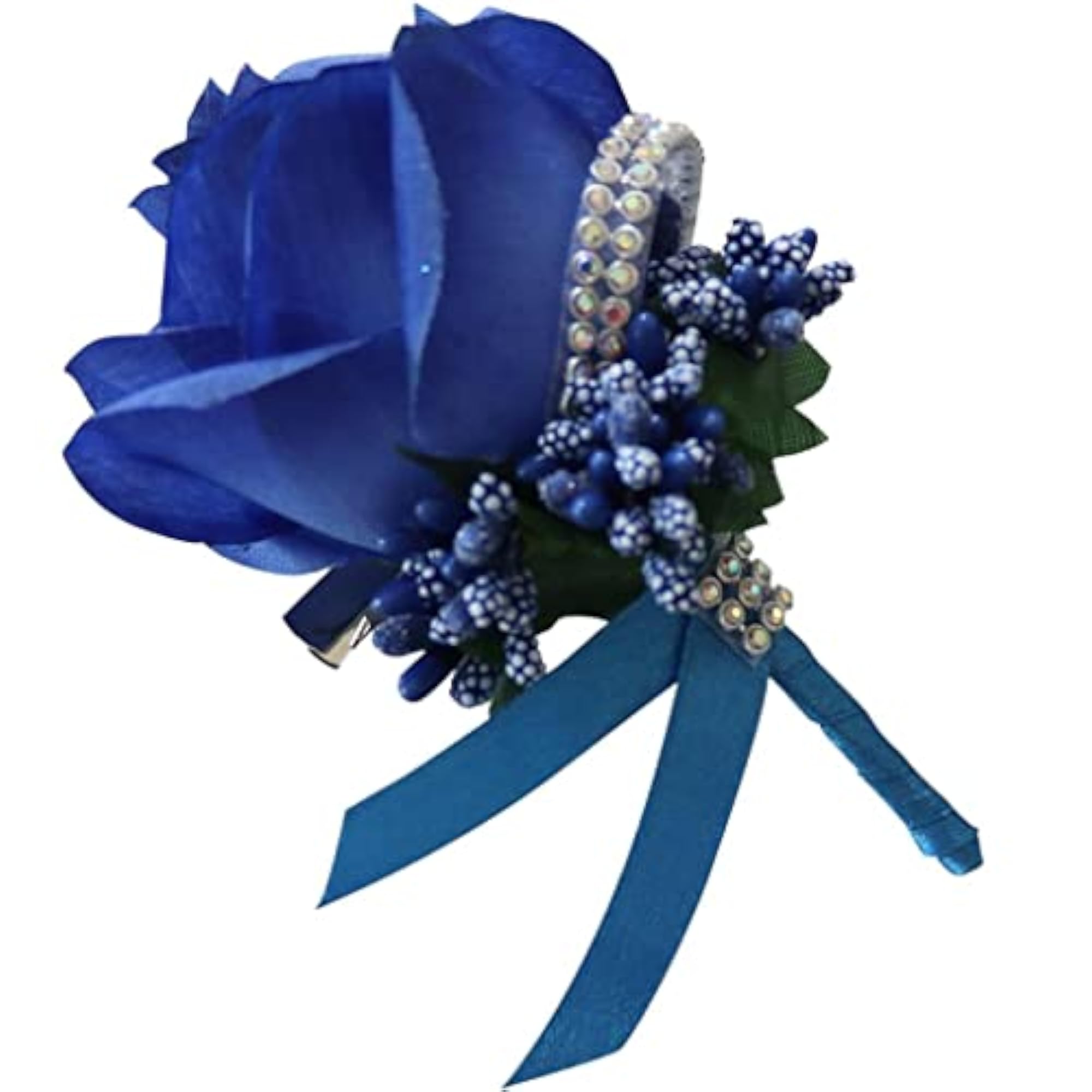 6x Stimulation Rose Flower Brooch Pin for Weddings