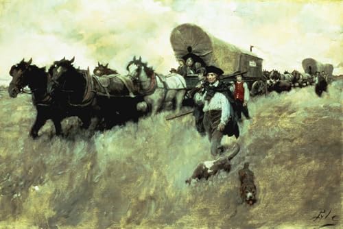 Impression d'art Howard Pyle Connecticut de qualité supérieure en 60x90cm