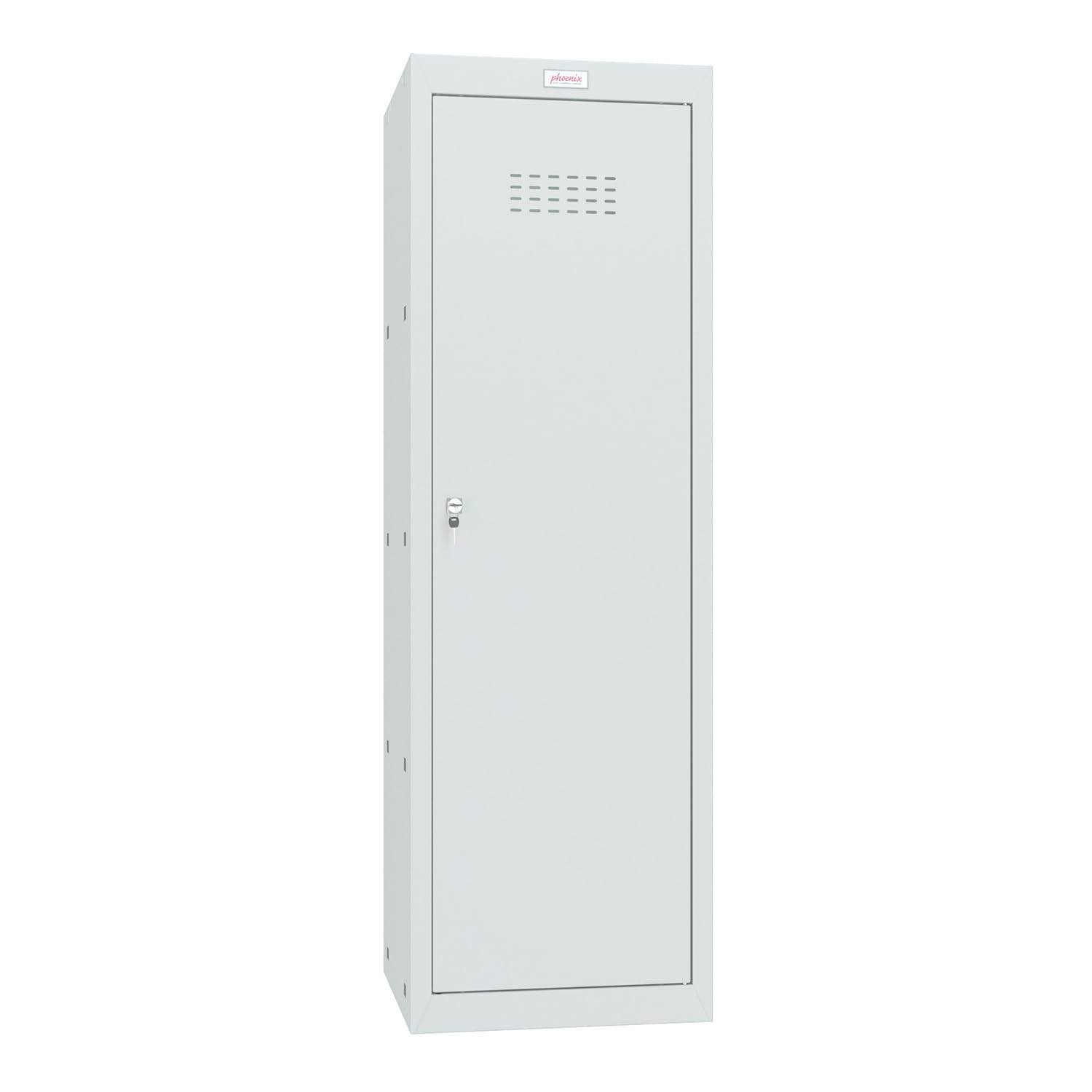 Phoenix Safe Company - Seria CL - Szafki sześcienne - Jasnoszara szafka z 4 kostkami z zamkiem na klucz - 1265 x 400 x 400 mm - CL1244GGK