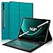 Samsung Galaxy Tab S10 Ultra Keyboard Case 14.6”, Detachable Wireless Keyboard| 7 Colors Backlit|Slim Folio Cover with Pen Holder for Tab S9 Ultra 2023/S8 Ultra 2022 SM-X910/X916/X918/X900/X906 Green