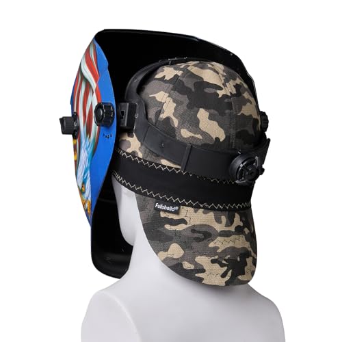 Fullsheild Reversible Welding Cap, 10 oz Cotton 6 Panel for Safety and Protection While Welding, Camo1, 7 1/8 Desert Camouflage by Fullsheild - Image 2