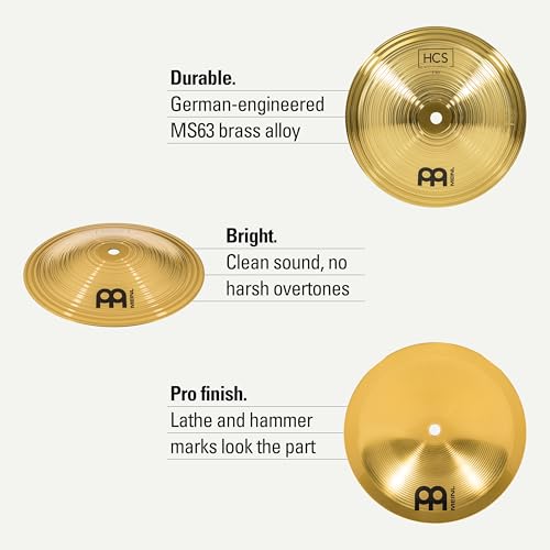 Miniatura 5 de Meinl Cymbals Hcs Plato Bell De 8 Pulgadas 20,32cm Platillos De Batería Latón, Acabado Tradicional Hcs8b