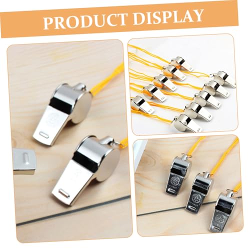 Set de 10 silbatos VICASKY con cordón para emergencias miniatura 7