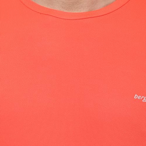 Image of berge' Men Instadry Dryfit Round Neck Sports Tshirt for Badminton, Running Activity, Casual Plain Tshirt for Men's, Regular Fit Gym Wear Tees, Half Sleeve Tshirt for Men for Exercise
