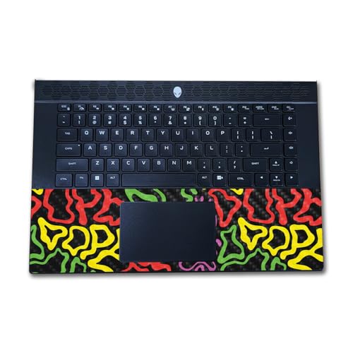 Image of Carbon Fiber Laptop Skin Compatible with Alienware M16 R2 (2024) - Super Dope - Premium 3M Vinyl Protective Wrap Decal Cover - Easy to Apply | Crafted in The USA by MightySkins