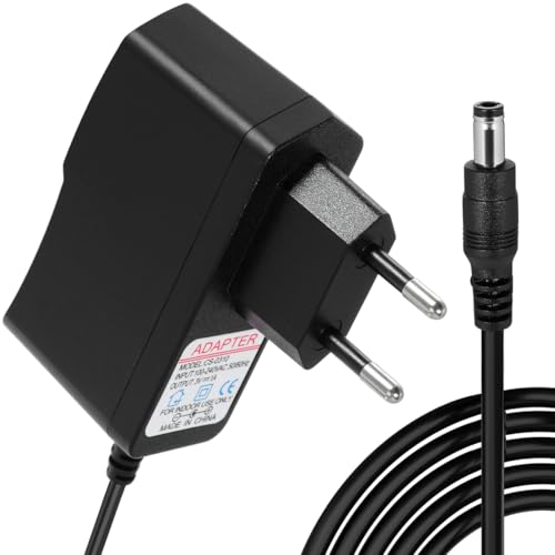 BESPORTBLE AC 100-240v Dc 3v 1a Netzteil LadegeräT Mit Eu-Stecker - 5,5mm AußEndurchmesser Und 2,1mm Innendurchmesser - Tragbares Design FüR Zuhause Und Reisen