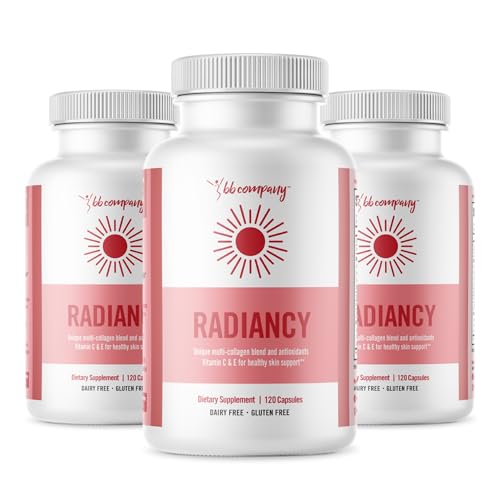 BB Company Radiancy | Vaginal Probiotics for Vaginal Dryness pH Balance | Fights Itch Odor | Anti-Aging | Hyaluronic Acid Probiotics Vitamin C Multi Collagen | 3 Pack