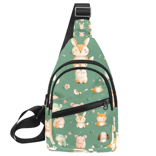 Sac à dos à bandoulière animaux pour running et randonnée active