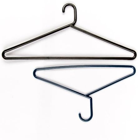 The WIDEST Clothes Hanger on The planet-22.375 inches (Almost 2 feet Across) Hula Hanger Giant Extra Wide Big Tubular Hanger (Set of 12)