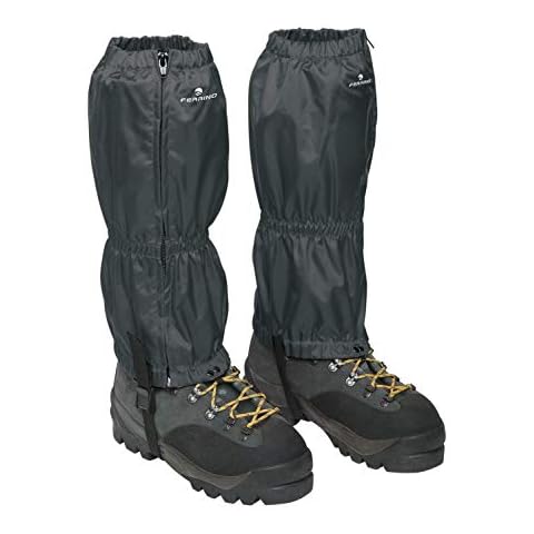 Ferrino Gaiters Stamp (Pair) Gaiters, Unisex, Adult, Black, One Size Cover