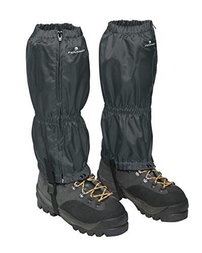 Gaiters Sella Ferrino noirs en taille unique pour randonnée mixte